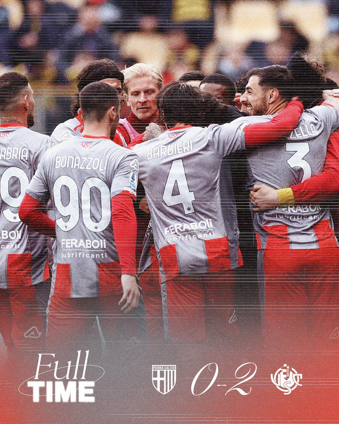 詹保罗执教首战告捷 克雷莫纳客场力克帕尔马