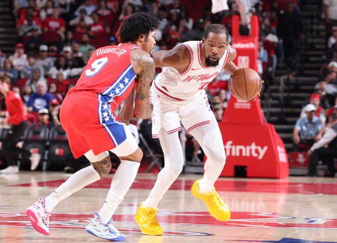 火箭8连胜反超湖人暂列西部第四 76人恩比德伤退